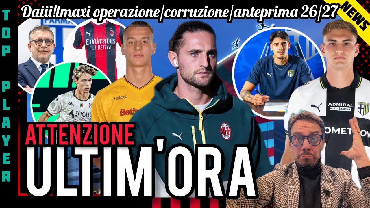 💣DAIII, FATELO🔥TOP PLAYER📌MAXI OPERAZIONE😱ACCUSA DI CORRUZIONE📌ANTEPRIMA 26-27🙏FA SOGNARE!👀CHERUBINI