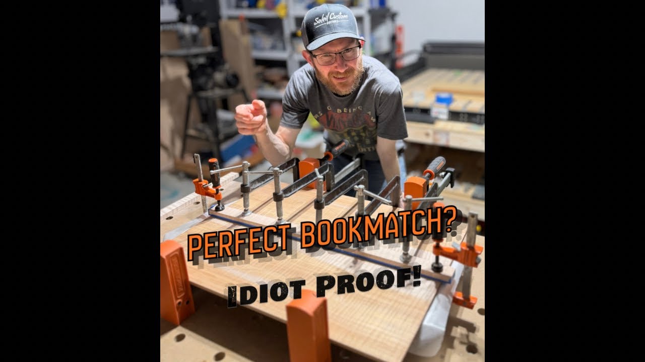 How to achieve a perfect book matched Guitar Top