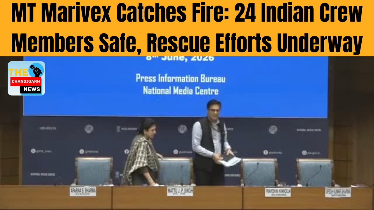 MT Marivex Fire Incident: 24 Indian Seafarers Safe, Government Launches Emergency Response