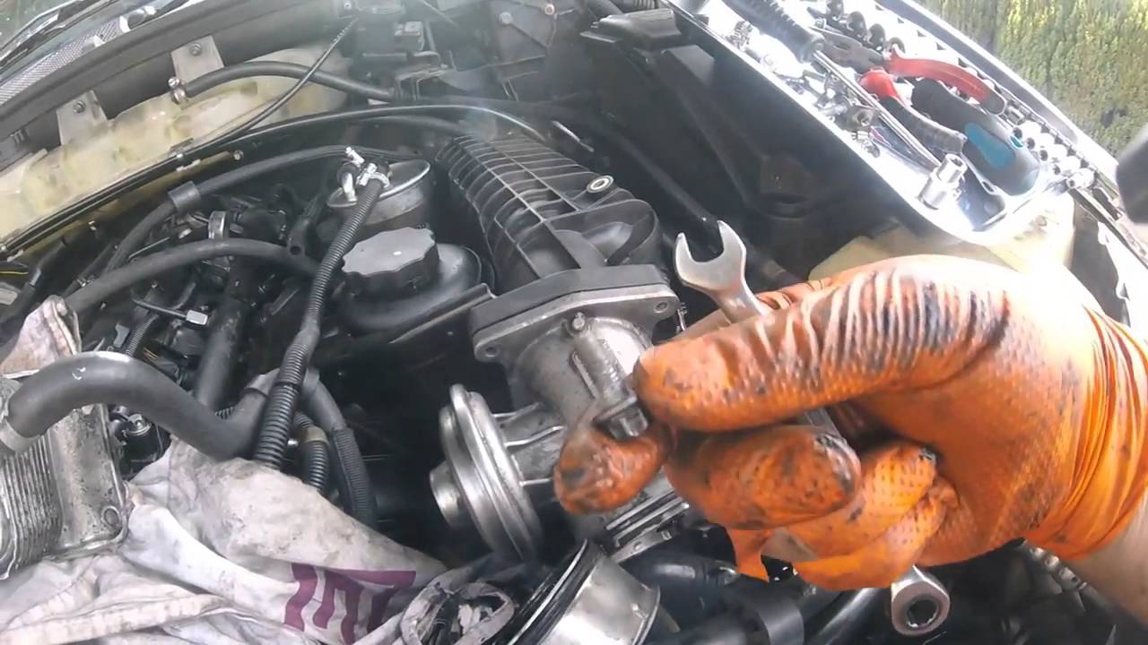 Как снять впускной коллектор mercedes ml 270 cdi