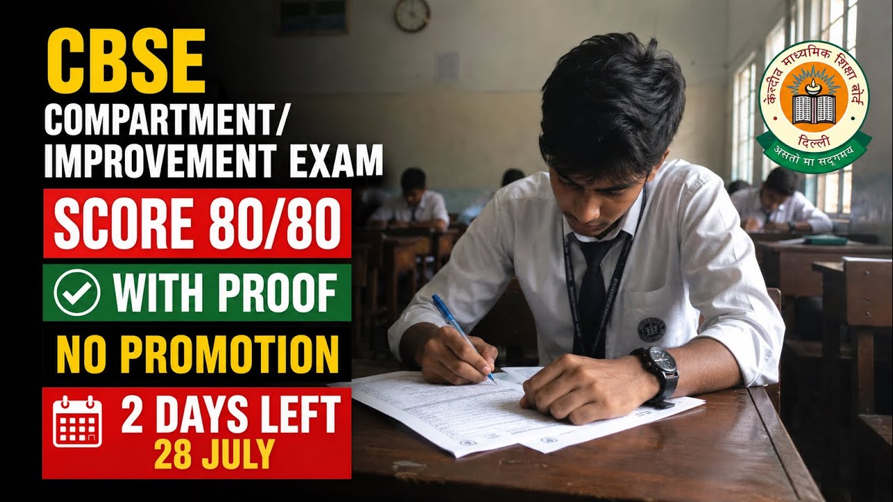 WATCH BEFORE 28 JULY CBSE Compartment/Improvement Exam 2026 Most Important Tips For Answer Writing 🔥