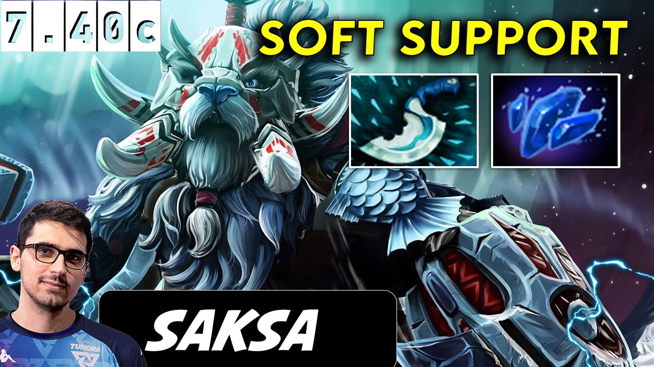 Saksa Tusk Soft Support - Dota 2 Patch 7.40c pro Player Full Gameplay