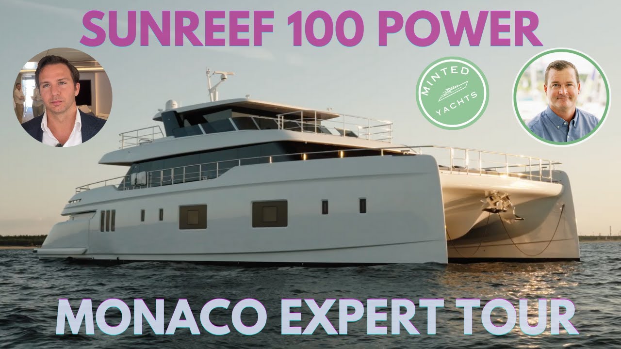 🌟Sunreef 100 Power Yacht Tour: Ultimate Luxury Cat Monaco Yacht Show 2024🌟 Expert Full Tour Cannes