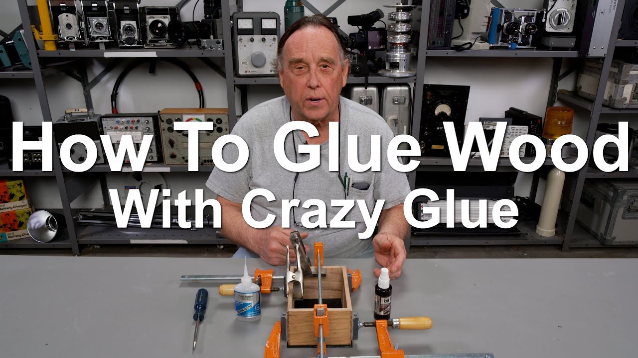 Super Glue Crazy Glue How To use Super Glue CA in Woodworking and How To Glue Wood Joints Fast Dry