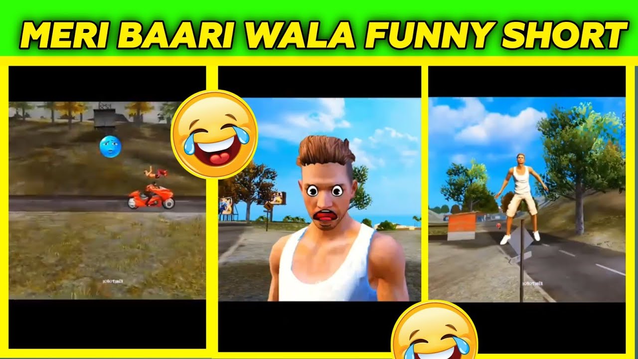 MERI BAARI WALA FUNNY 🤣 SHORT EDITING TUTORIAL LIKE @XOROTUBER || FF FUNNY SHORT