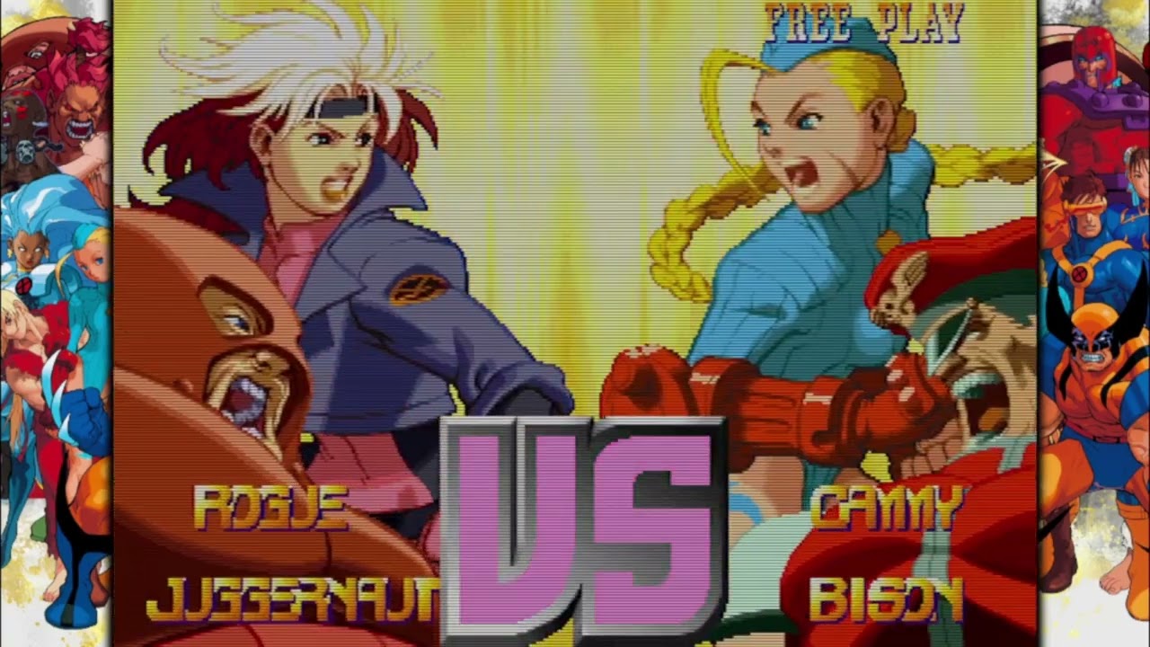 X-Men vs Street Fighter Rogue Juggernaut