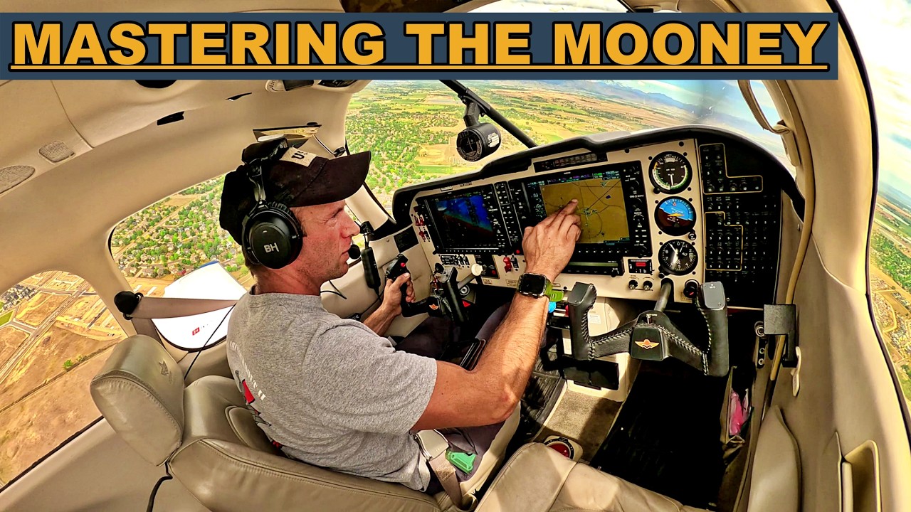 Слишком высокая скорость для выполнения задания? Управление самолетом Mooney M20R Ovation.