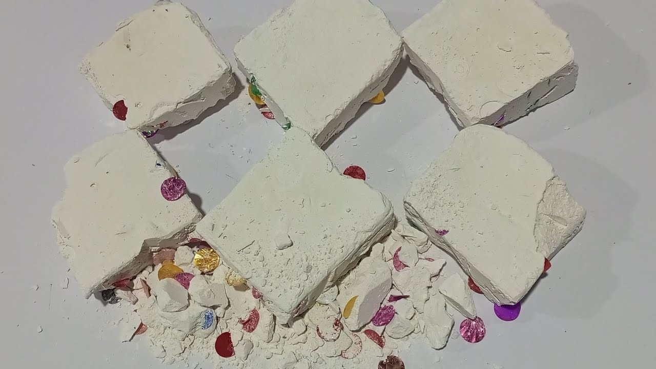 🎉🎉🎉⬜Lil Ha Crushing PJ Confetti Mixed Ultra Silky Soft Blocks for Thanking 900+ & 200+ Subscribers💕💕