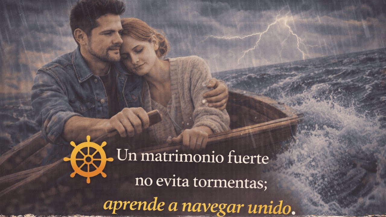 “Un matrimonio fuerte no evita tormentas; aprende a navegar unido.”