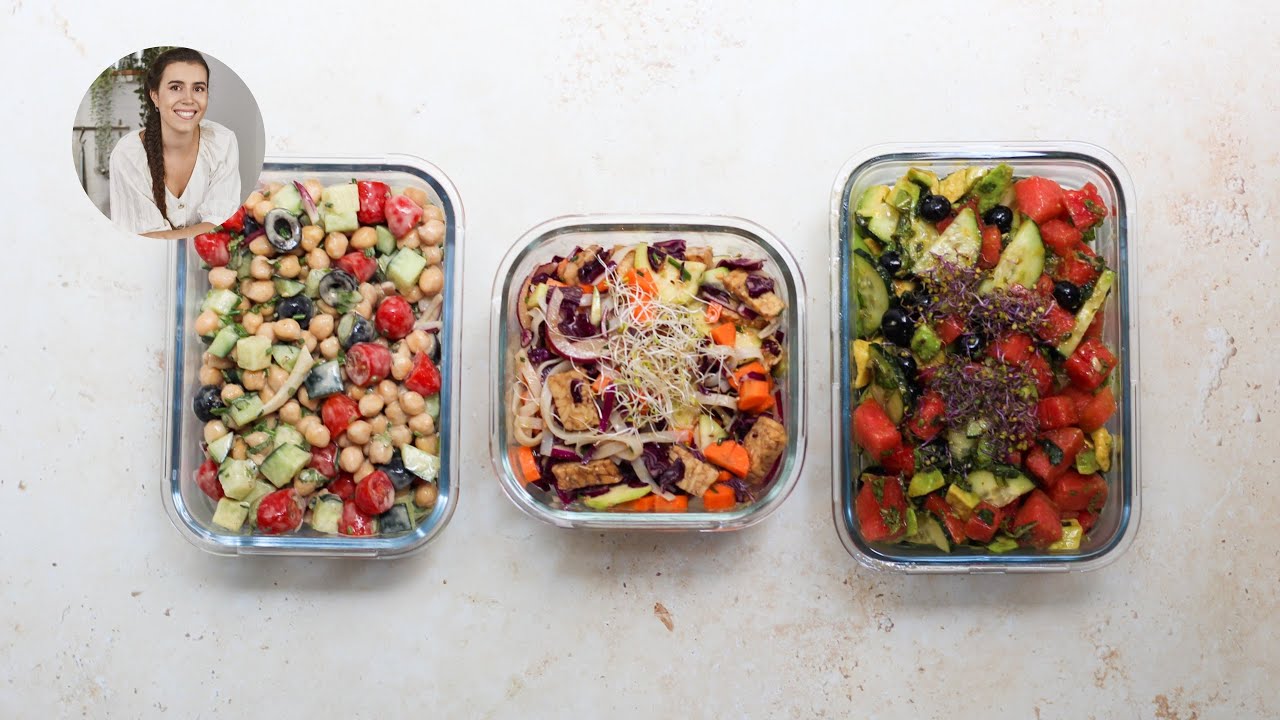 3 RECETAS de VERANO PARA LLEVAR a la oficina o de picnic - Rápido y saludable - Amanda Ortiga