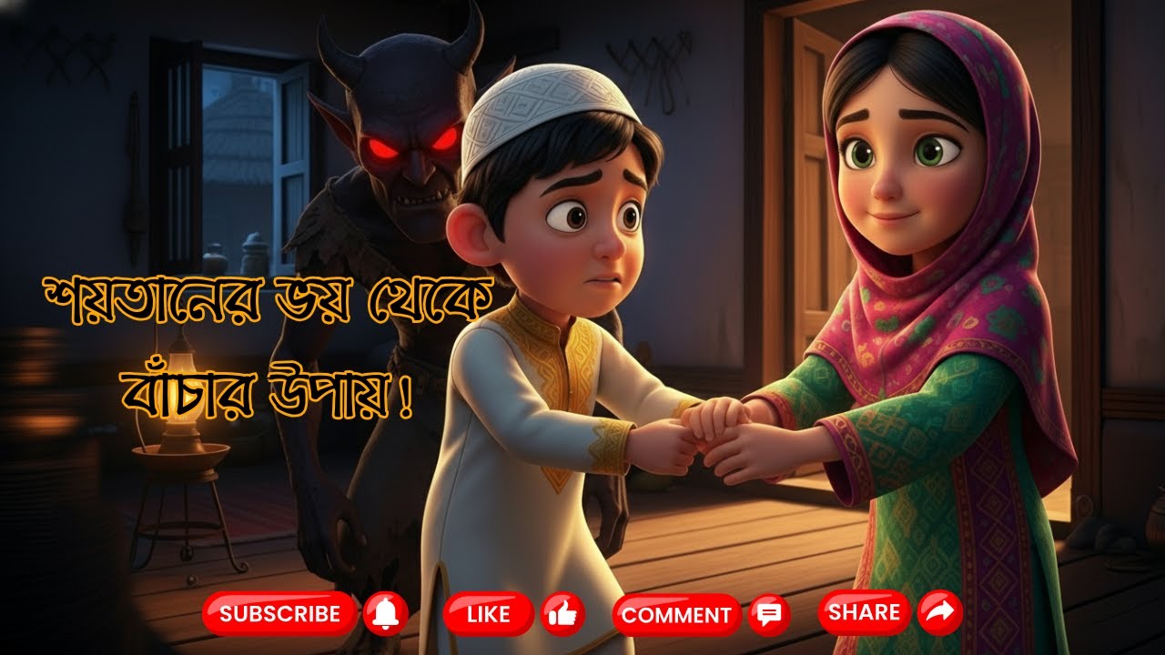 ভয় দূর করার দোয়া | আহমেদ ও ফাতেমার ইসলামিক শিশু গল্প | Ahamed’s Story