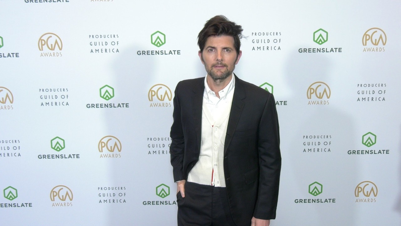 Adam Scott on the black carpet at the 2026 PGA Awards