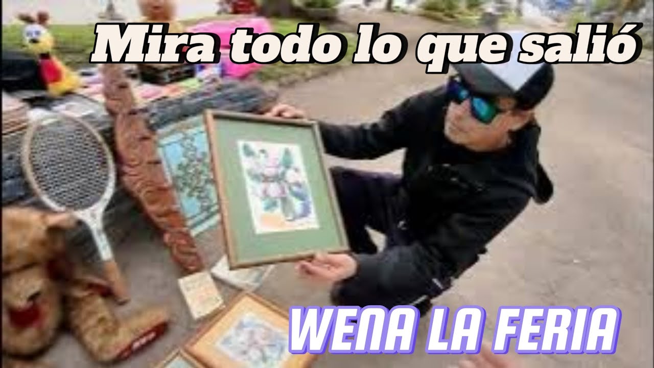 FERIA DE PULGAS ZAPADORES EN RECOLETA JUNTO A@Canalpakandy NOS FUIMOS AL CHANCHO COMPRANDO !!