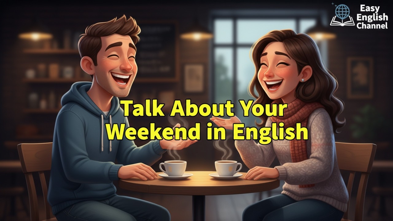 How to Talk About Your Weekend Naturally in English | English Conversation Practice | Easy English