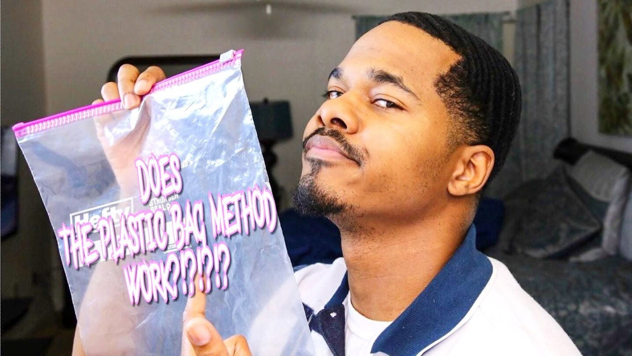 HOW TO GET 360 WAVES: PLASTIC BAG METHOD