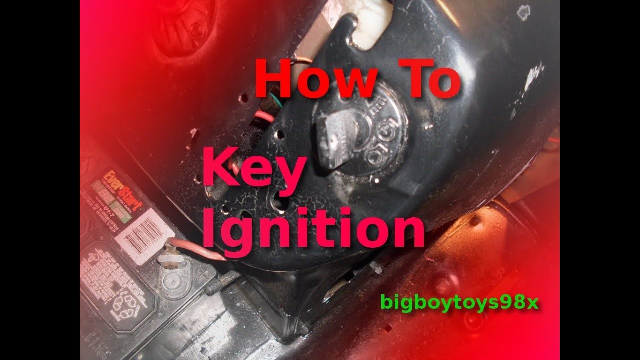 How To  Re-Wire Your Lawn Mower With Key Igniton