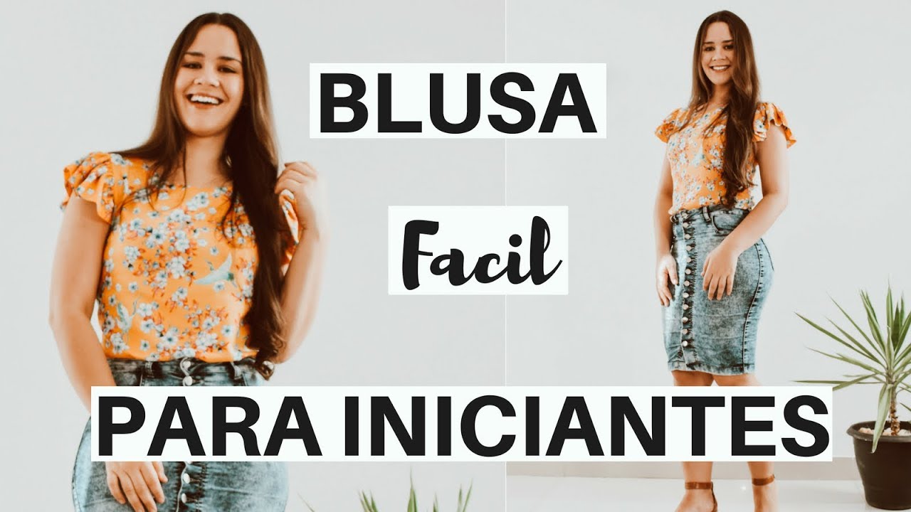 BLUSA PARA INICIANTES COM MANGA BABADO - ELLEN BORGES