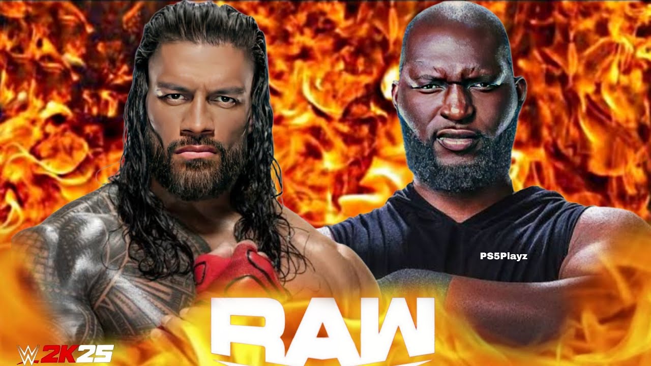 Roman Reigns vs Omas Wwe Raw 22 Feb 2026 WWE2k25 - PS5 4K Game Play