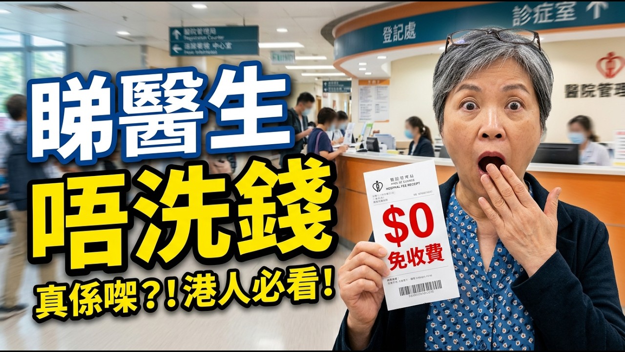 【睇醫生 唔洗錢😲 】除了75歲以上高額津貼受惠人，住院覆診攞藥一蚊都唔使畀？即刻同你拆解！ | 美麗新香講 | CC中文字幕 | TVBean