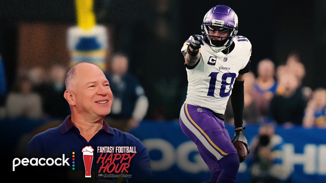 WR Tiers: Where to slot Jefferson, Nabers, McLaurin, Hill | Fantasy Football Happy Hour (FULL SHOW)