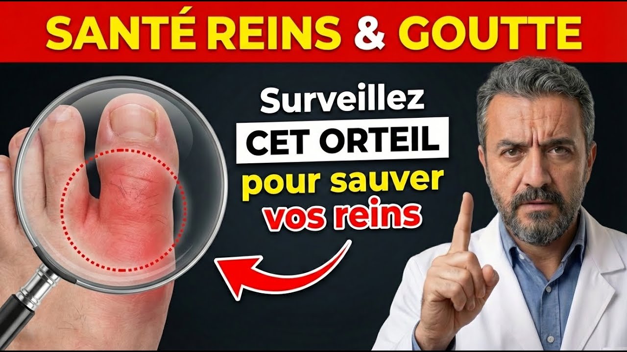 Douleur au Gros Orteil ? Le Signe Que Vos Reins Saturent