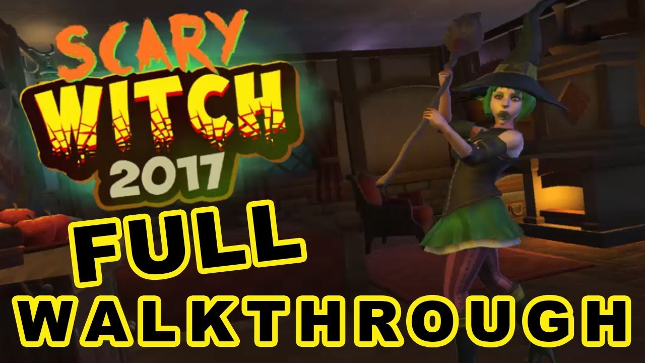 Геймплей Scary Witch 2017 — Полное прохождение — Уровень 1–15 — Games From Attic