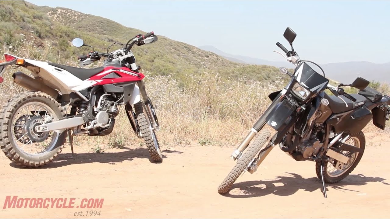 2012 Husqvarna TE250 vs. 2012 Suzuki DR-Z400 vs. 2013 Yamaha WR250R - 2012 Dual-Sport Shootout