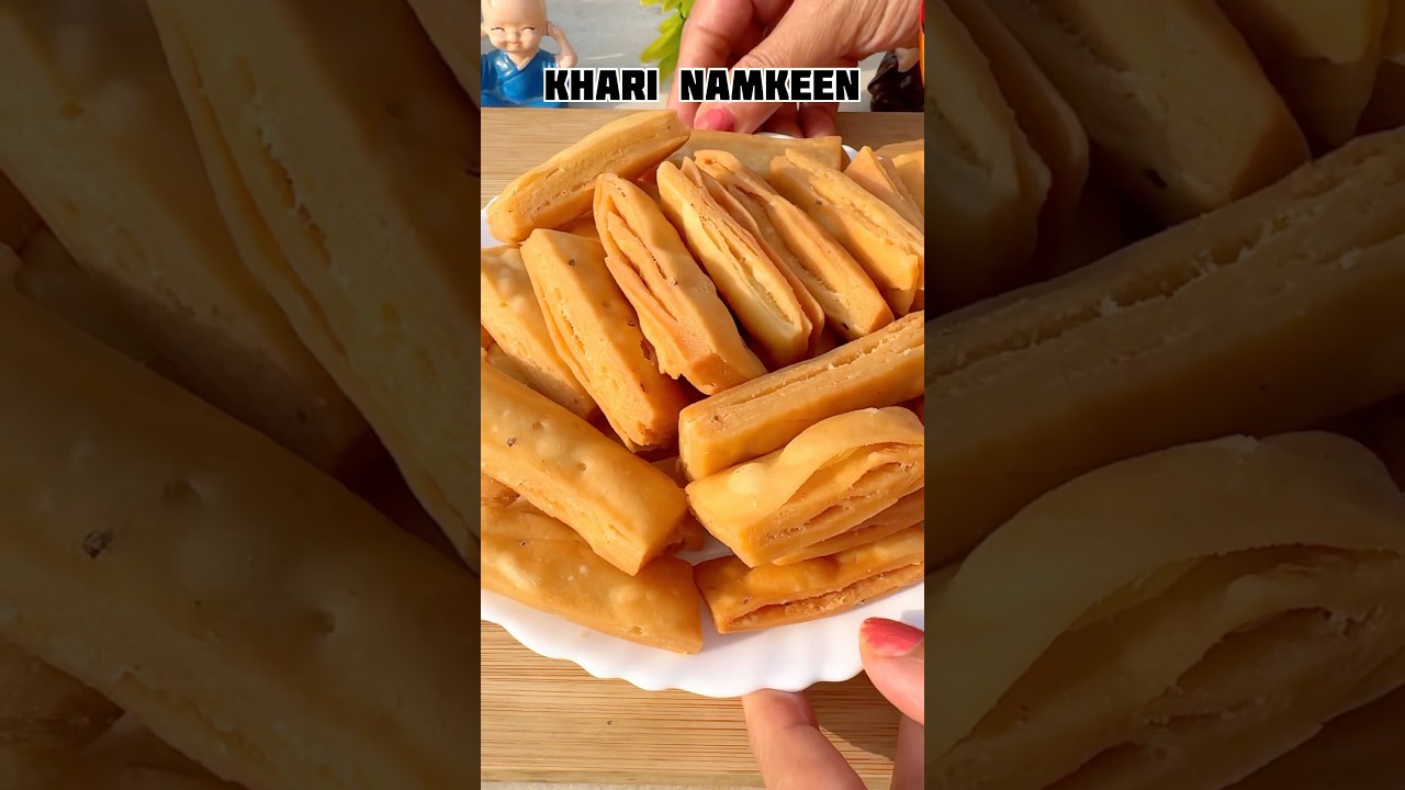 Diwali Special Khari Namkeen Recipe #shorts #recipe #namkeen #diwali #diwalispecial #shortsfeed