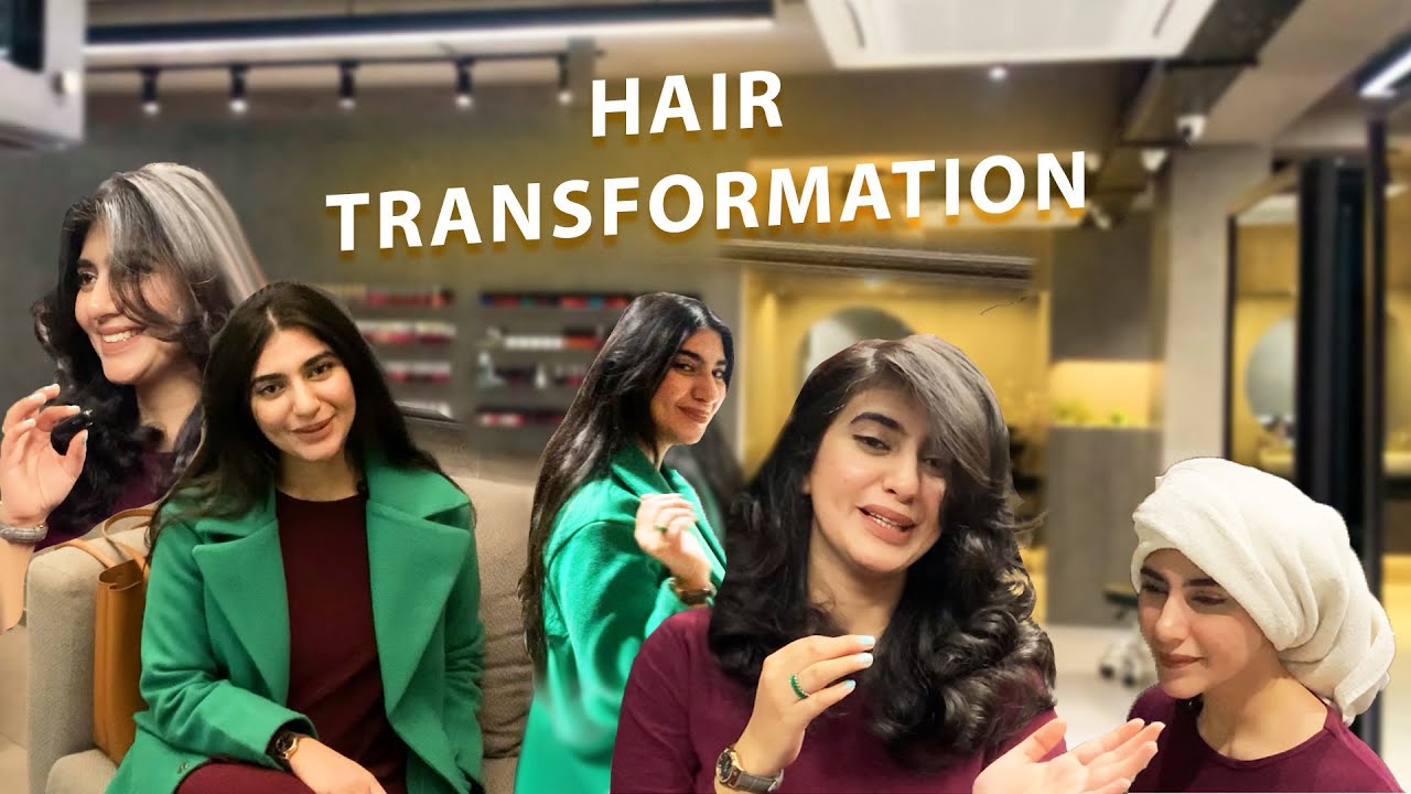 Which Hair Serum They Use | Hair Transformation| Hair Wash,Cut & BlowDry | Look Who Came to Pakistan
