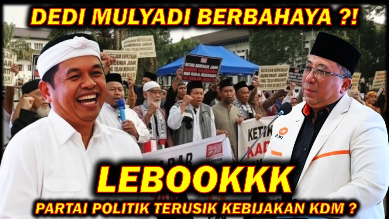 🔴SIA LEBOK❗ DEDI MULYADI ITU BERBAHAYA❗❓ KETUA PARTAI PKS JAWA BARAT HARU SUANDHARU KEJANG KEJANG