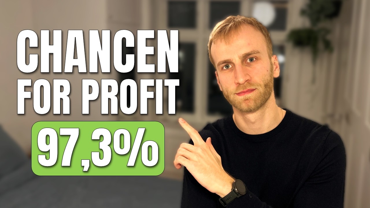 Gevinst på aktier: 97,3% sandsynligt