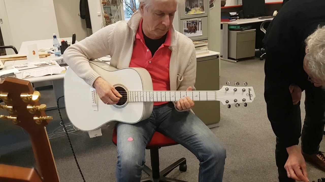 Witte Homestead gitaar voor Boudewijn de Groot | Homestead Guitars 🎸