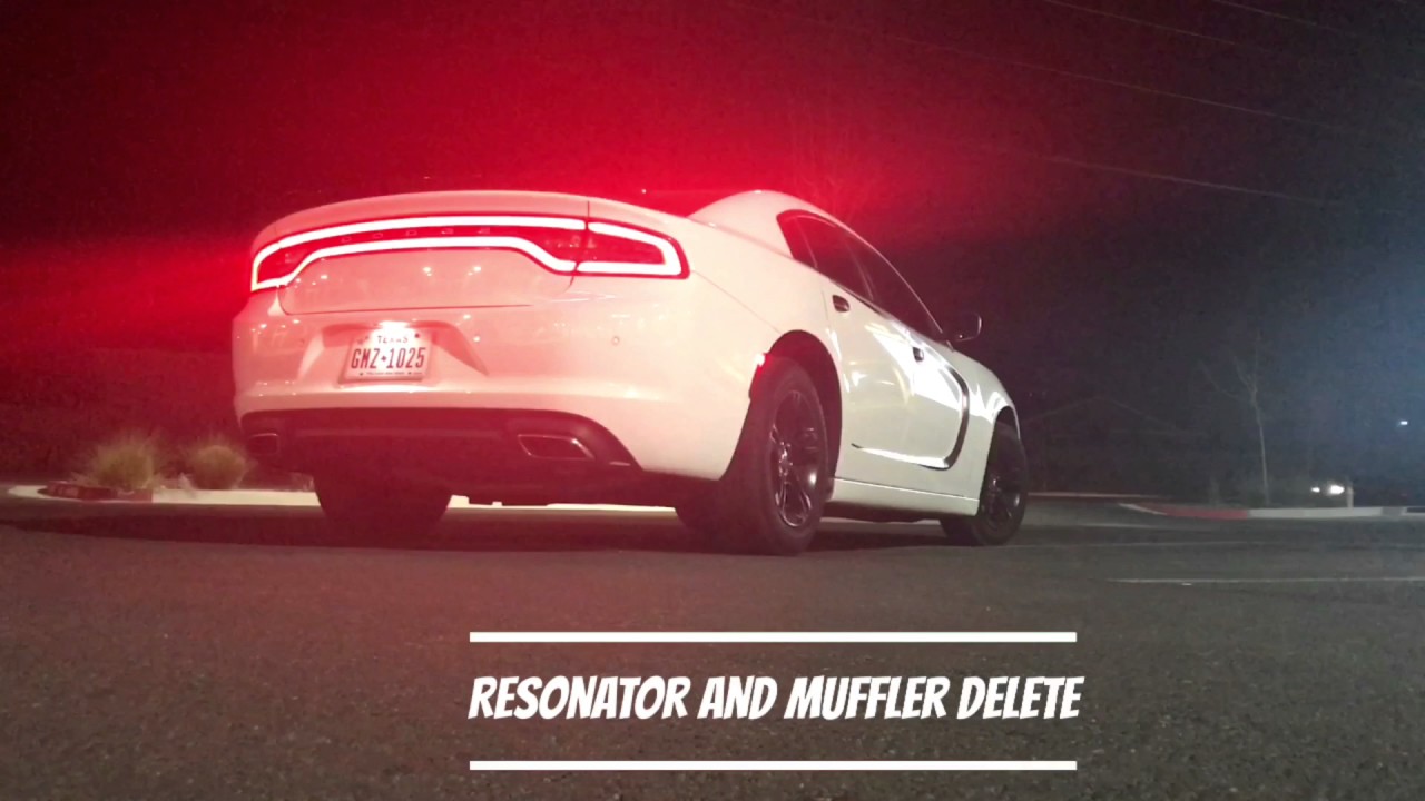 2015 dodge charger V6 straight pipe