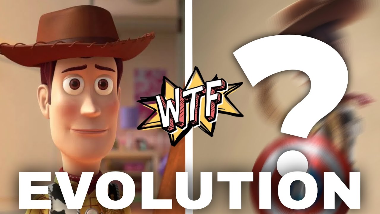 The Evolution of Woody from Toy Story!!!! (OMG)