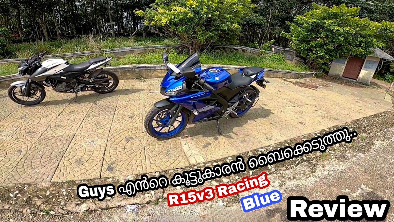 R15V3 racing blue 💥 bs6 Review