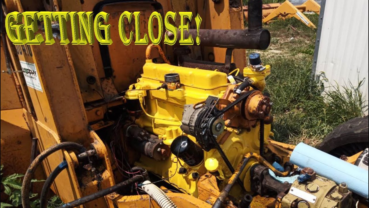 Finishing Touches On The John Deere 410 Backhoe Engine!