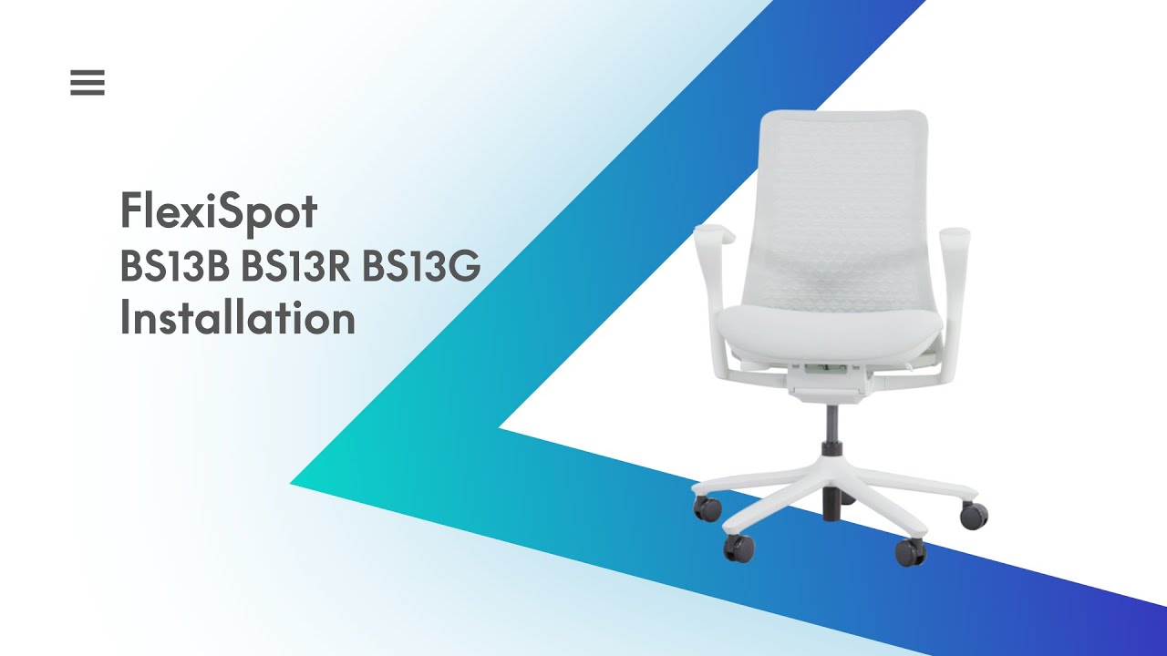 Ergonomic Chair BS13 Installation Guide