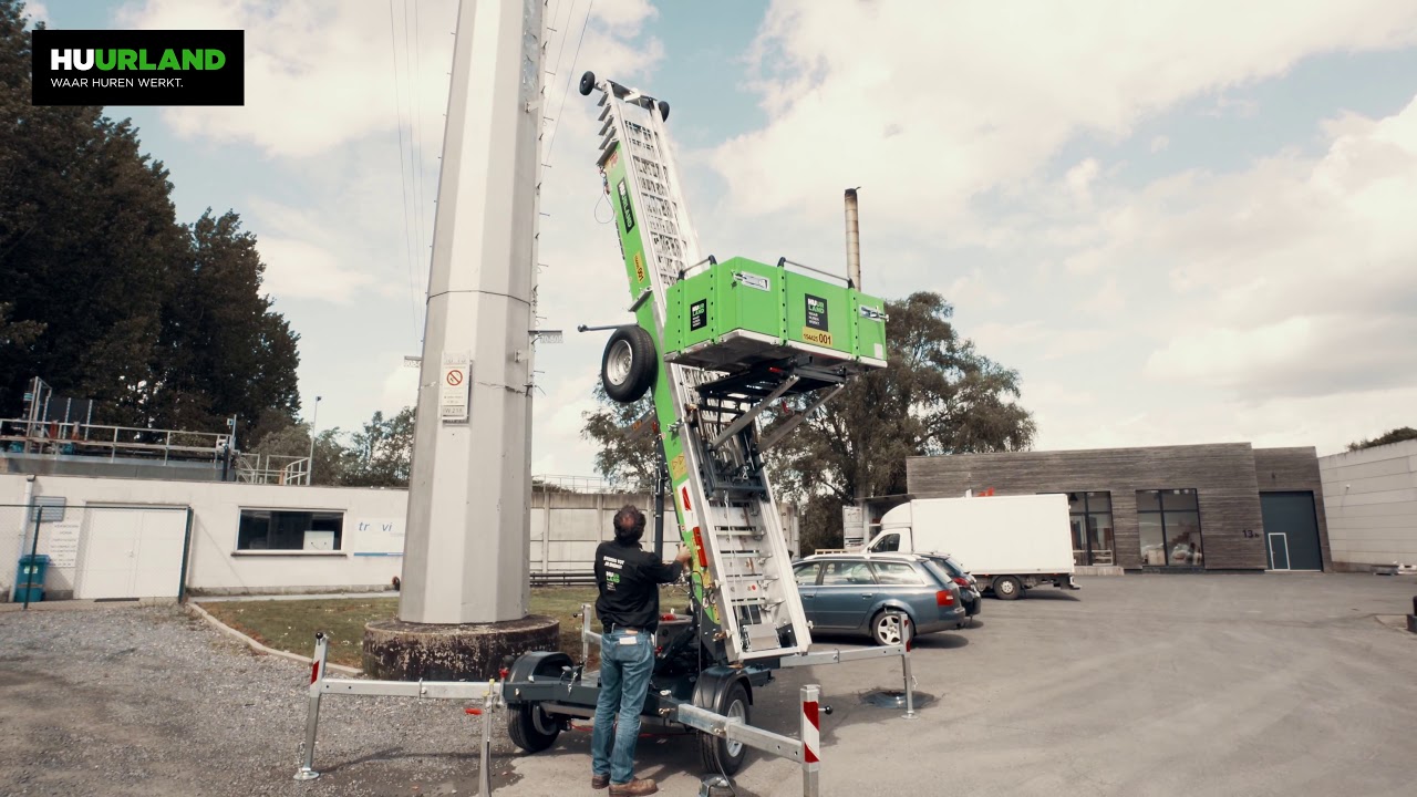 Hoe bedien ik een verhuislift op trailer 25m - Huurland - Instructievideo