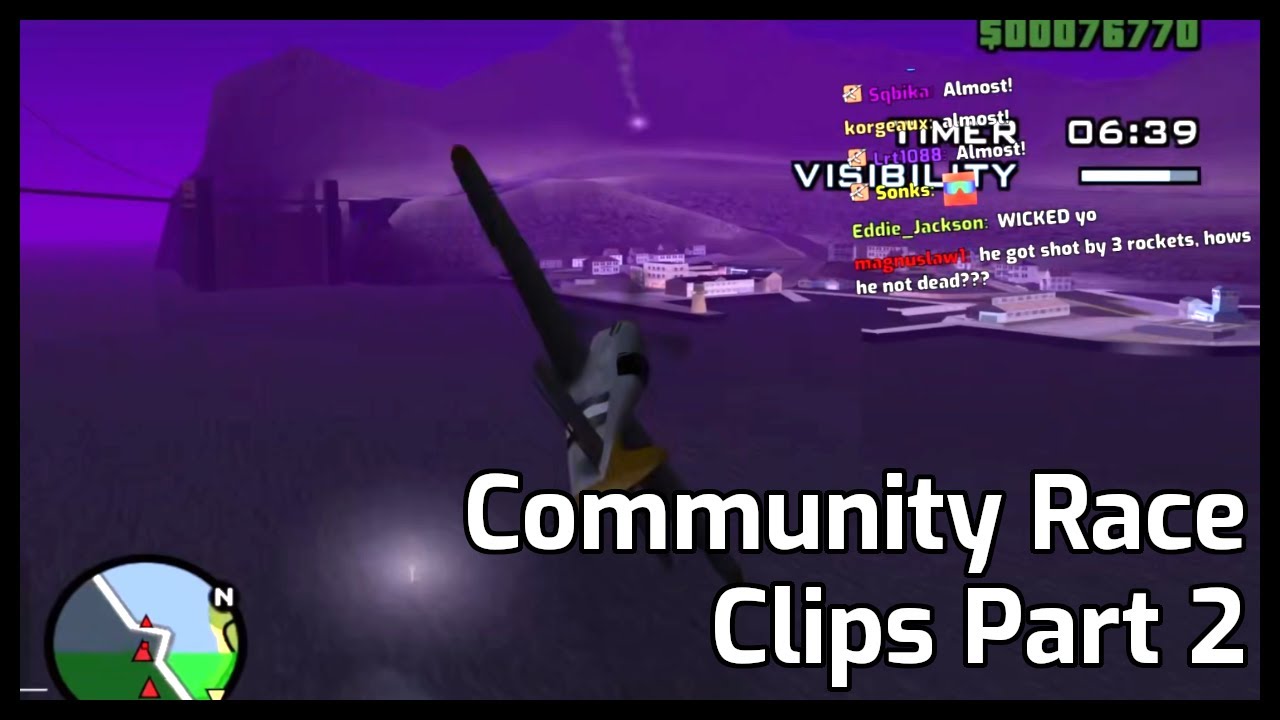 GTA:SA 20th Anniversary: ​​видео и лучшие моменты гонок сообщества, часть 2