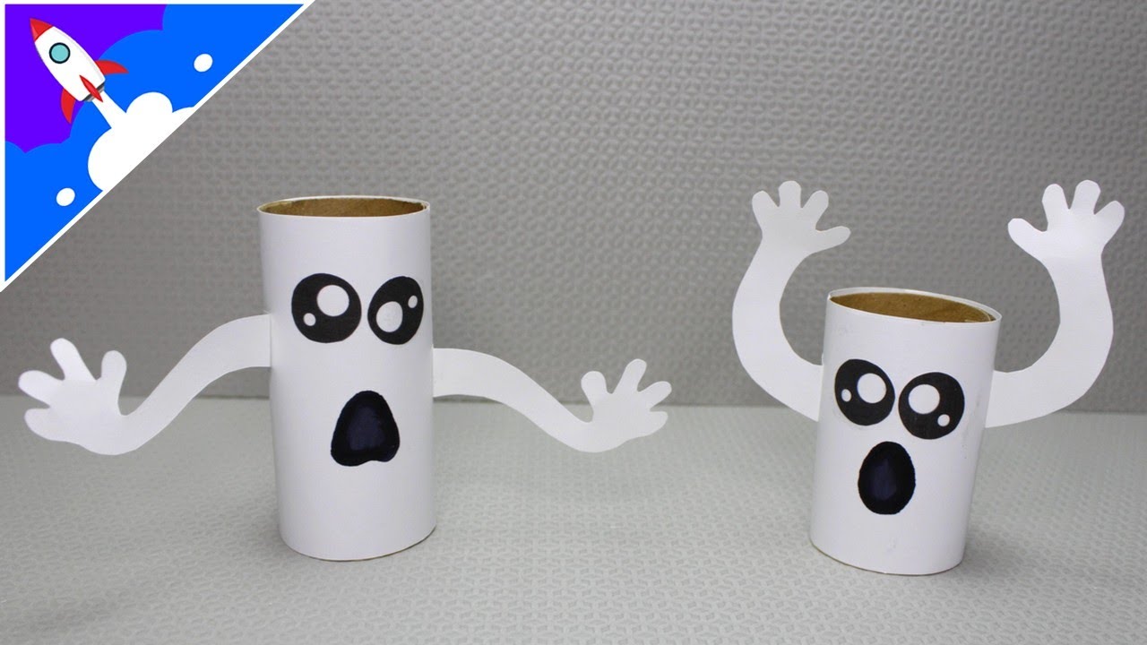 Como fazer fantasmas de papel
