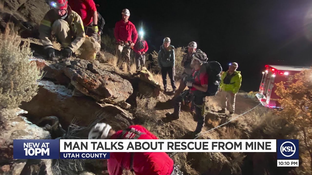 Man Describes Rescue From Abandoned Utah County Mine Shaft