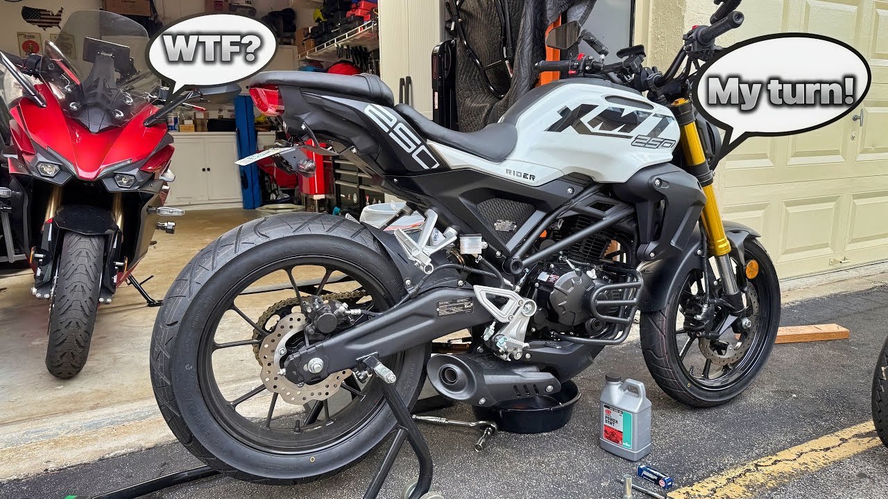 Vitacci XMT 250 Chinese Motorcycle - Maintenance & Mods!
