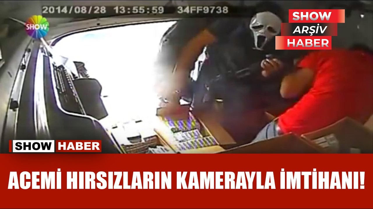 Acemi hırsızlar güldürdü! | Show Arşiv Haber 5.09.2014
