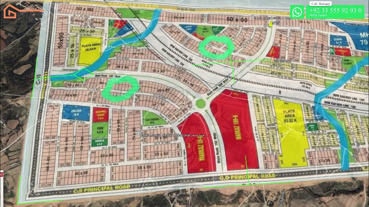 CDA Sector C-15 Map Overview | Malik Junaid Gains Real Estate