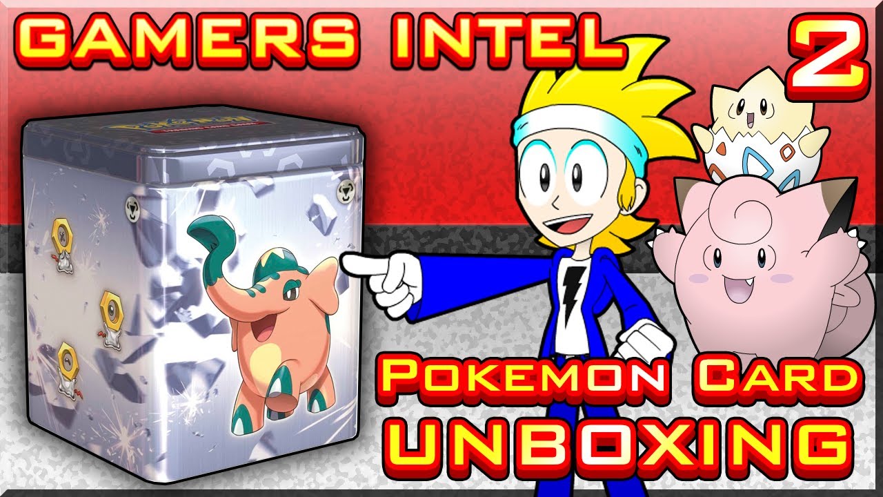 Pokemon Cards Unboxing - 2 - Steel Tin Box Collection - Gamers Intel