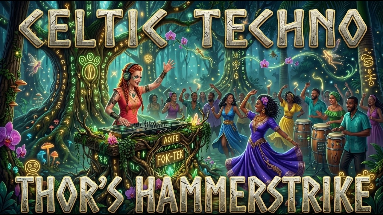 CELTIC TECHNO ⚡ Thor's Hammerstrike | Epic Storm Peak Thunder Techno Mix for Intense Workout