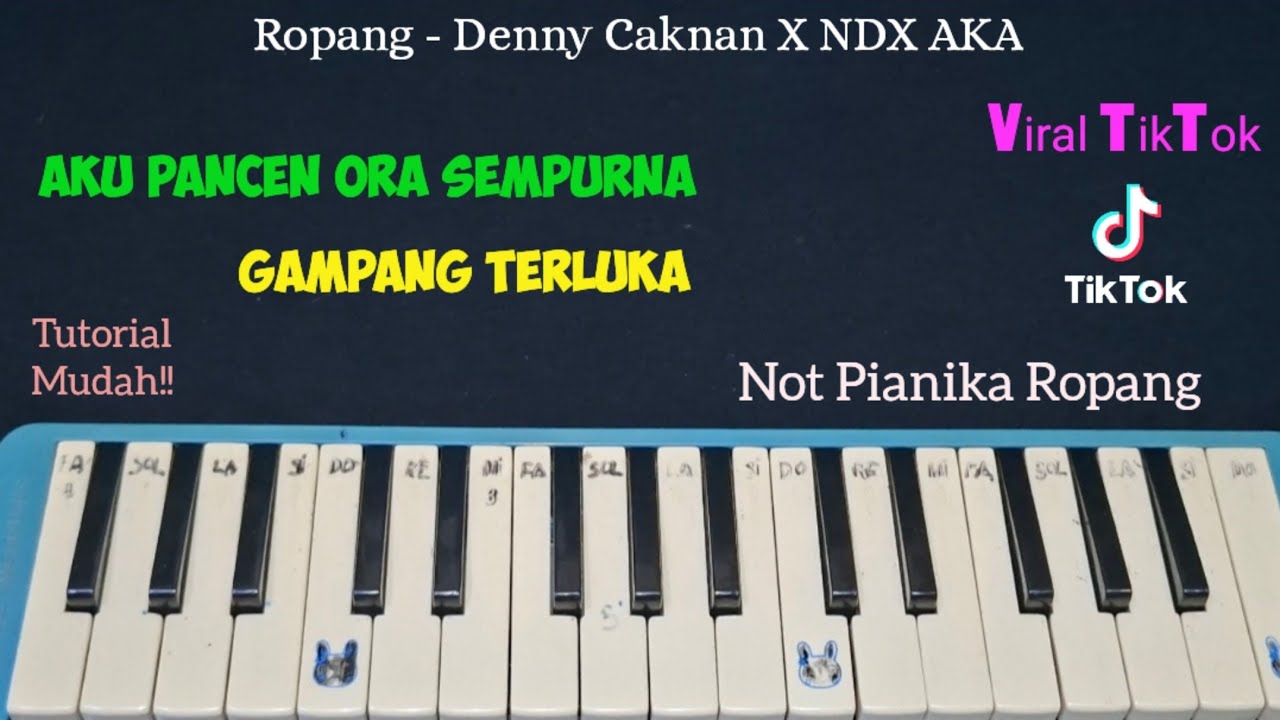 Tutorial Mudah !! Not Pianika Ropang - Denny Caknan X NDX AXA ( Viral TikTok ) by Faustinus Dama