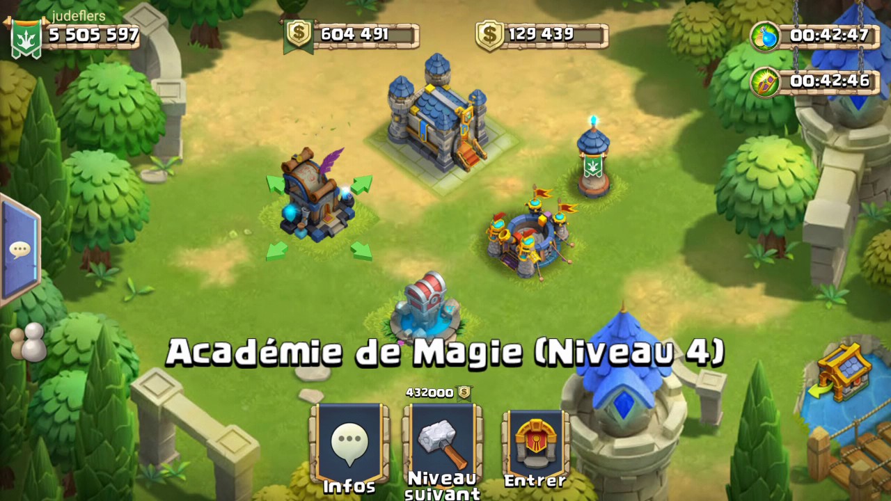 Clash de chateau donjon insense 1-9