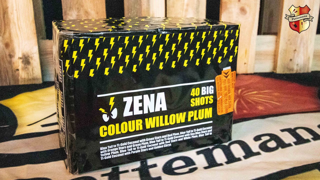 Colour Willow Plum - Zena Vuurwerk 40sh Batterij Vuurwerk