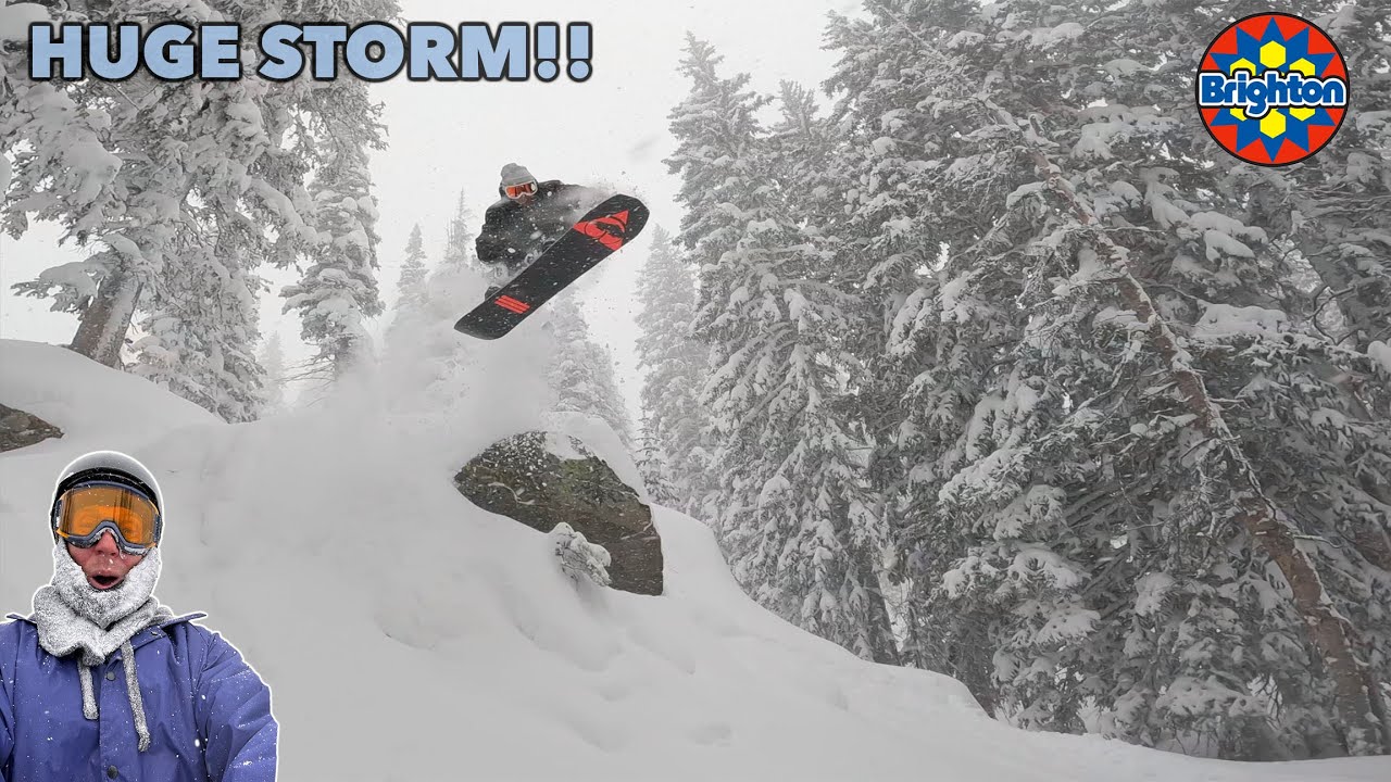 RAW: The STORM of The YEAR at BRIGHTON UTAH!